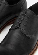 Pantofi retro din piele pentru bărbați, negru, 94-M-519-1-40, Fotografie 7