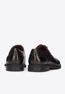 Pantofi tip Derby bărbătesc din piele cu perforații, negru, 93-M-912-1-40, Fotografie 5