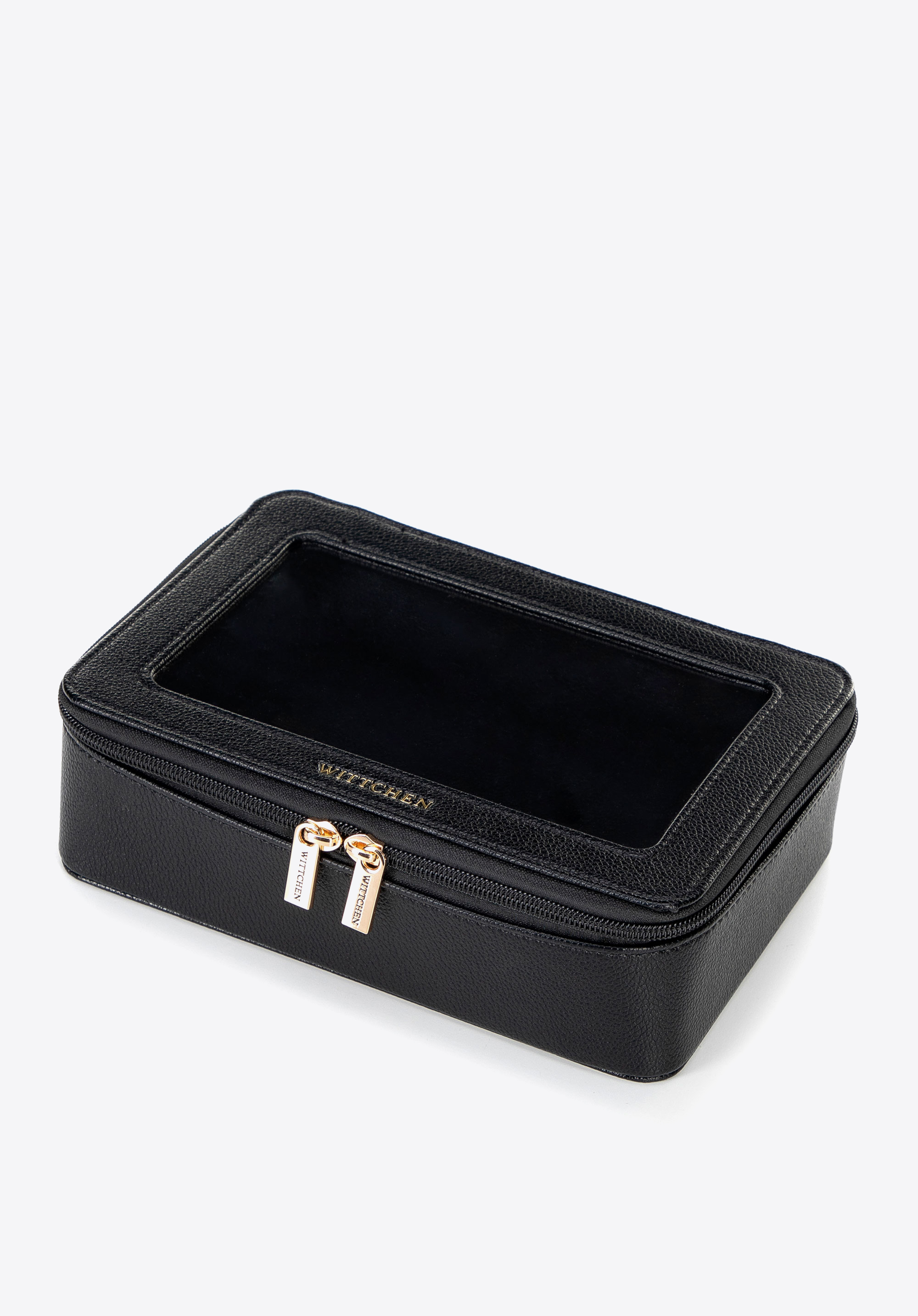 Portfard cu partea superioară transparentă, negru, 100-4Y-922-1, Fotografie 1