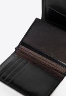 Portofel de damă din piele RFID cu logo metalic, mediu, negru, 26-1-437-3, Fotografie 6