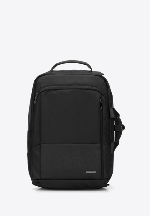 Rucsac pentru laptop de 15,6” 2 în 1 pentru bărbați, negru, 98-3P-206-1, Fotografie 1