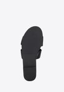 Sandale de damă cu decupaj geometric, negru, 98-DP-803-P-40, Fotografie 6