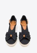 Sandale din pânză de damă, negru, 98-DP-500-N-41, Fotografie 3