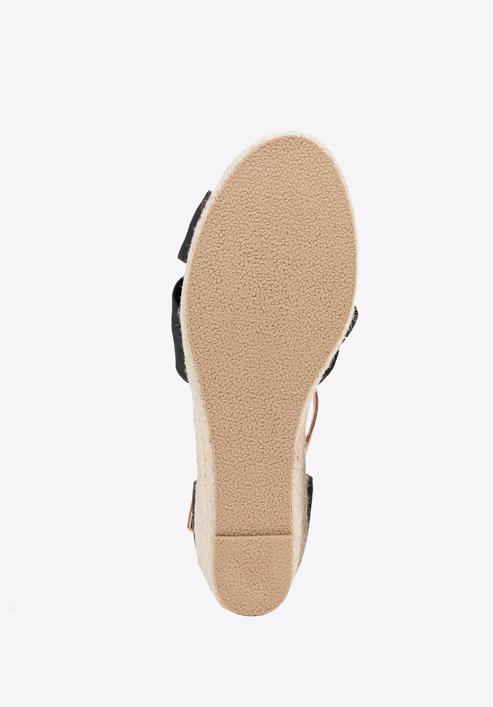 Sandale din pânză de damă, negru, 98-DP-500-N-41, Fotografie 6