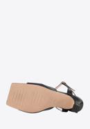 Sandale stiletto dama din piele, negru, 96-D-302-5-36, Fotografie 6