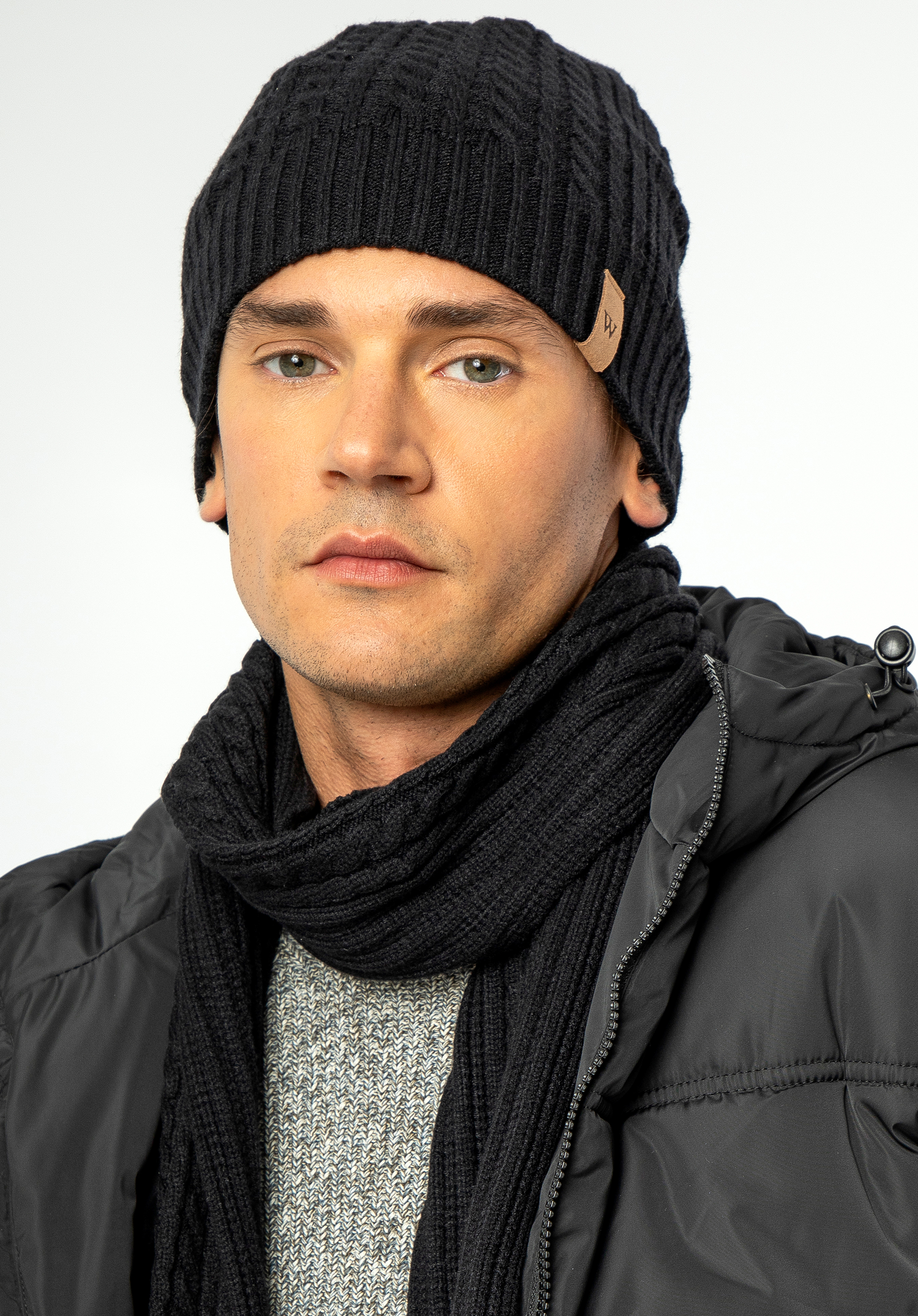 Set clasic de iarnă pentru bărbați, negru, 97-SF-007-1, Fotografie 1