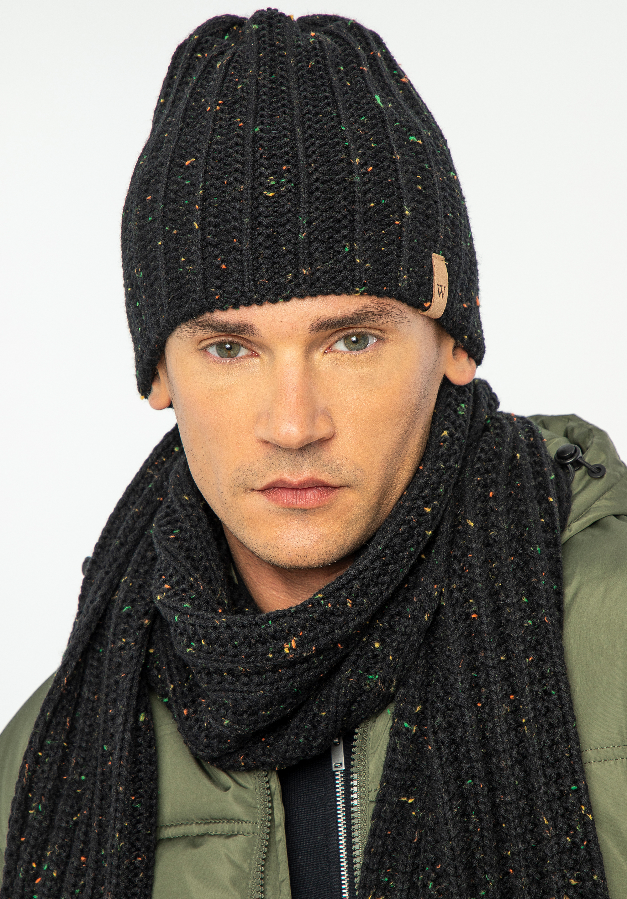 Set de iarnă pentru bărbați, negru, 97-SF-003-1, Fotografie 1