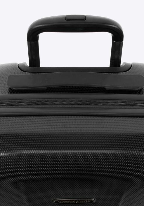 Set de valize geometrice din policarbonat, negru, 56-3P-12K-11, Fotografie 8