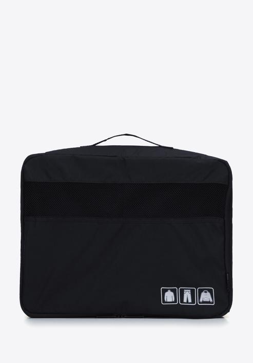 Set organizator valiză cu inserție din plasă, negru, 56-3-200-90, Fotografie 1