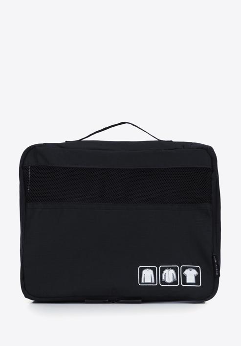 Set organizator valiză cu inserție din plasă, negru, 56-3-200-55, Fotografie 3