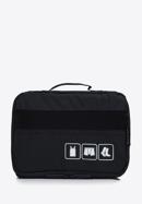 Set organizator valiză cu inserție din plasă, negru, 56-3-200-90, Fotografie 4