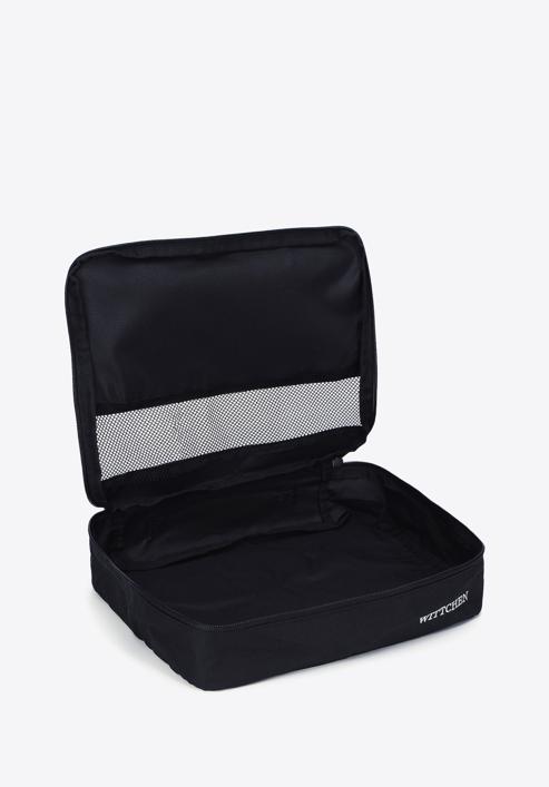 Set organizator valiză cu inserție din plasă, negru, 56-3-200-90, Fotografie 6