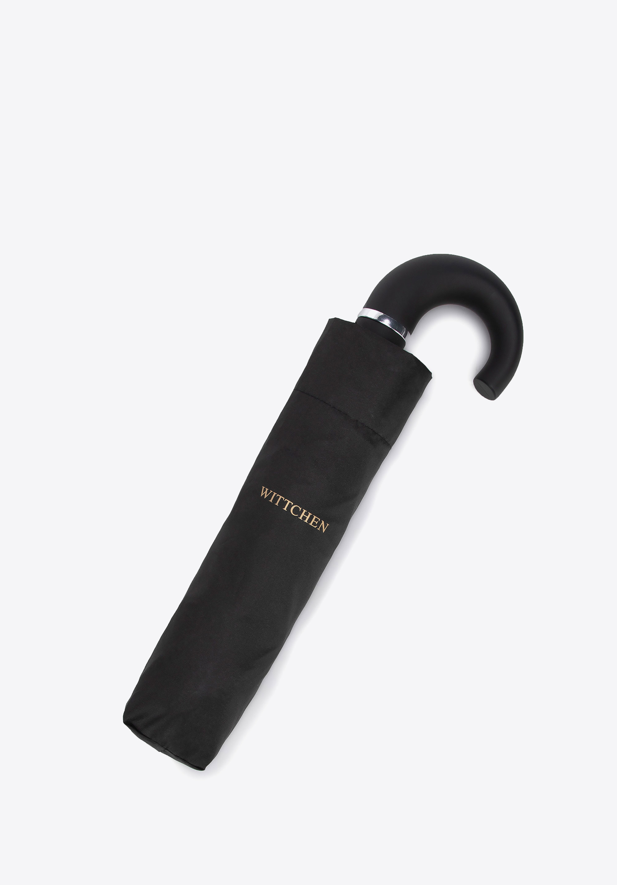 Umbrela automată cu mâner elegant, negru, PA-7-902-1, Fotografie 1