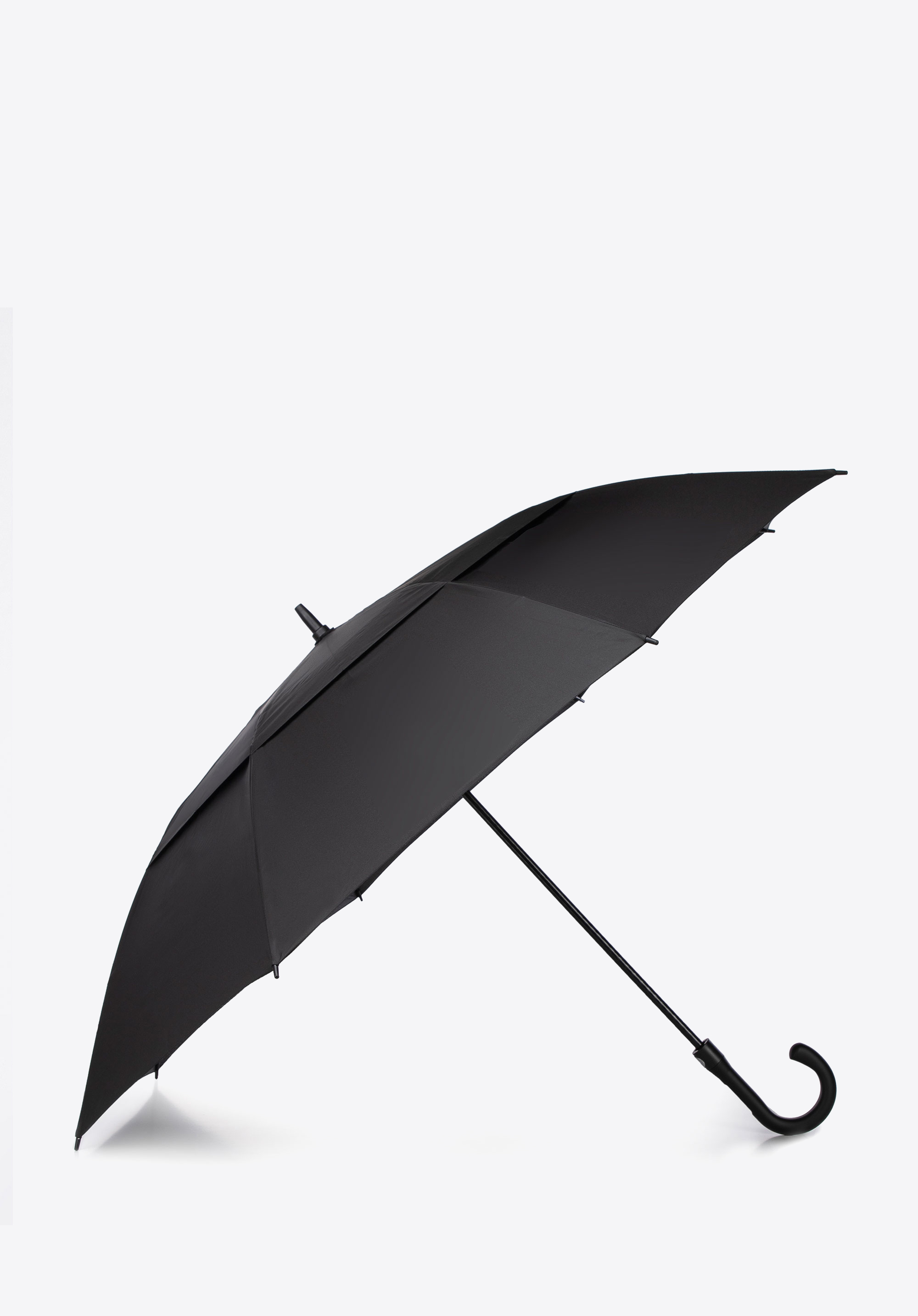 Umbrelă semi-automată, negru, PA-7-150-1A, Fotografie 1
