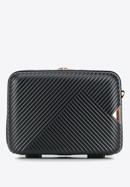 Un set de valize din policarbonat, în dungi, negru, 56-3P-84K-77, Fotografie 13