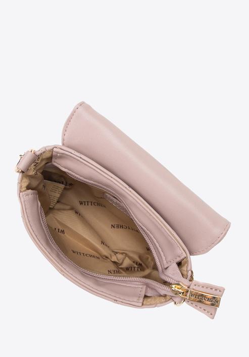 Steppelt mini táska kerek szegecsekkel, néma rózsaszín, 96-3Y-226-1, Fénykép 5