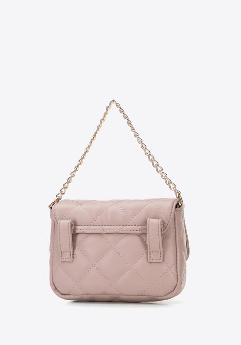 Steppelt mini táska kerek szegecsekkel, néma rózsaszín, 96-3Y-226-P, Fénykép 3