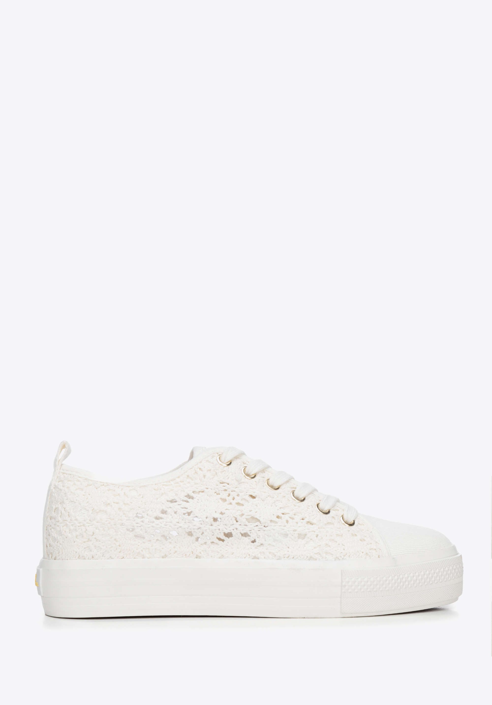 Damen-Sneakers, nicht-gerade weiss, 100-DP-802-0-41, Bild 1