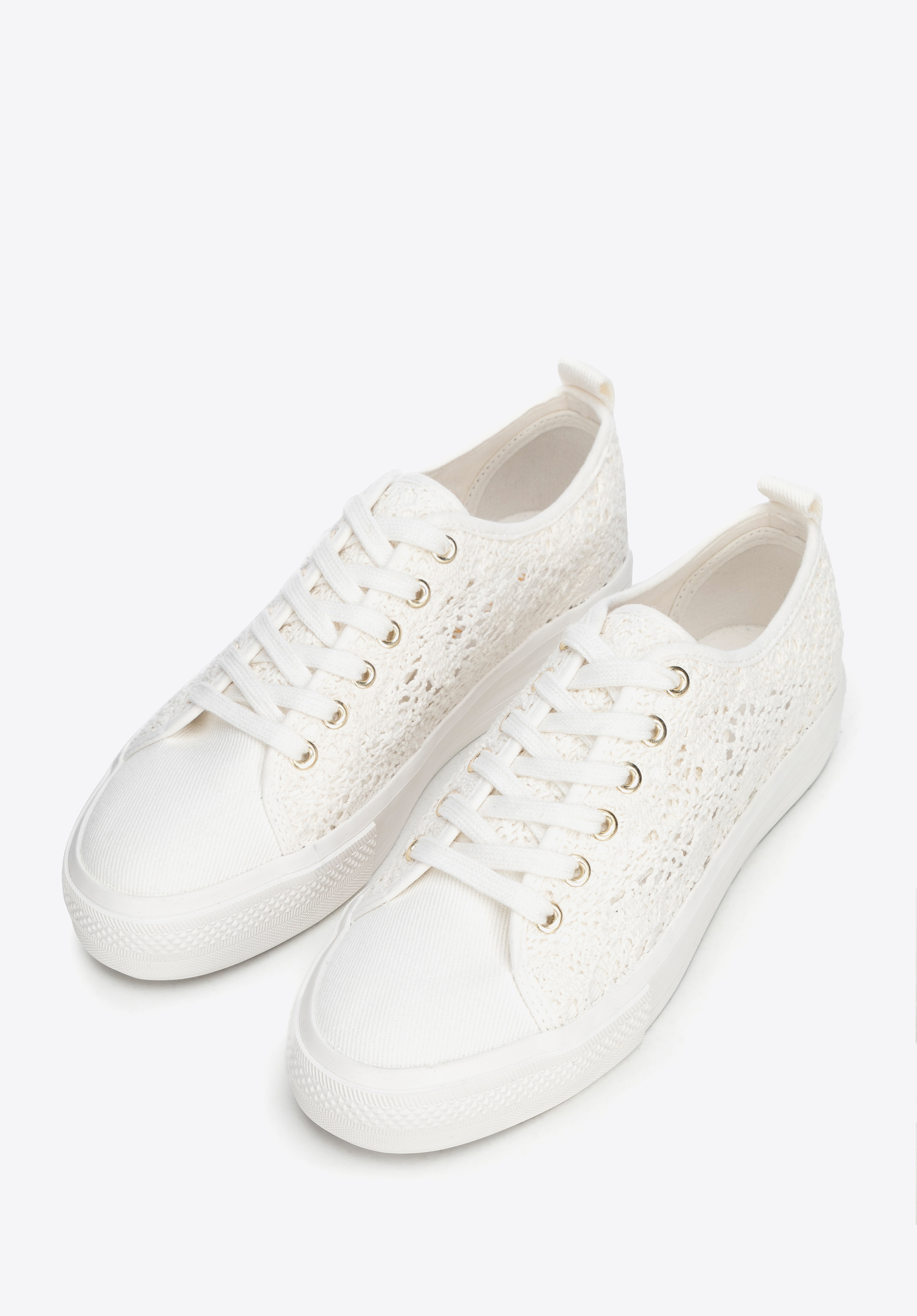 Damen-Sneakers, nicht-gerade weiss, 100-DP-802-0-41, Bild 1