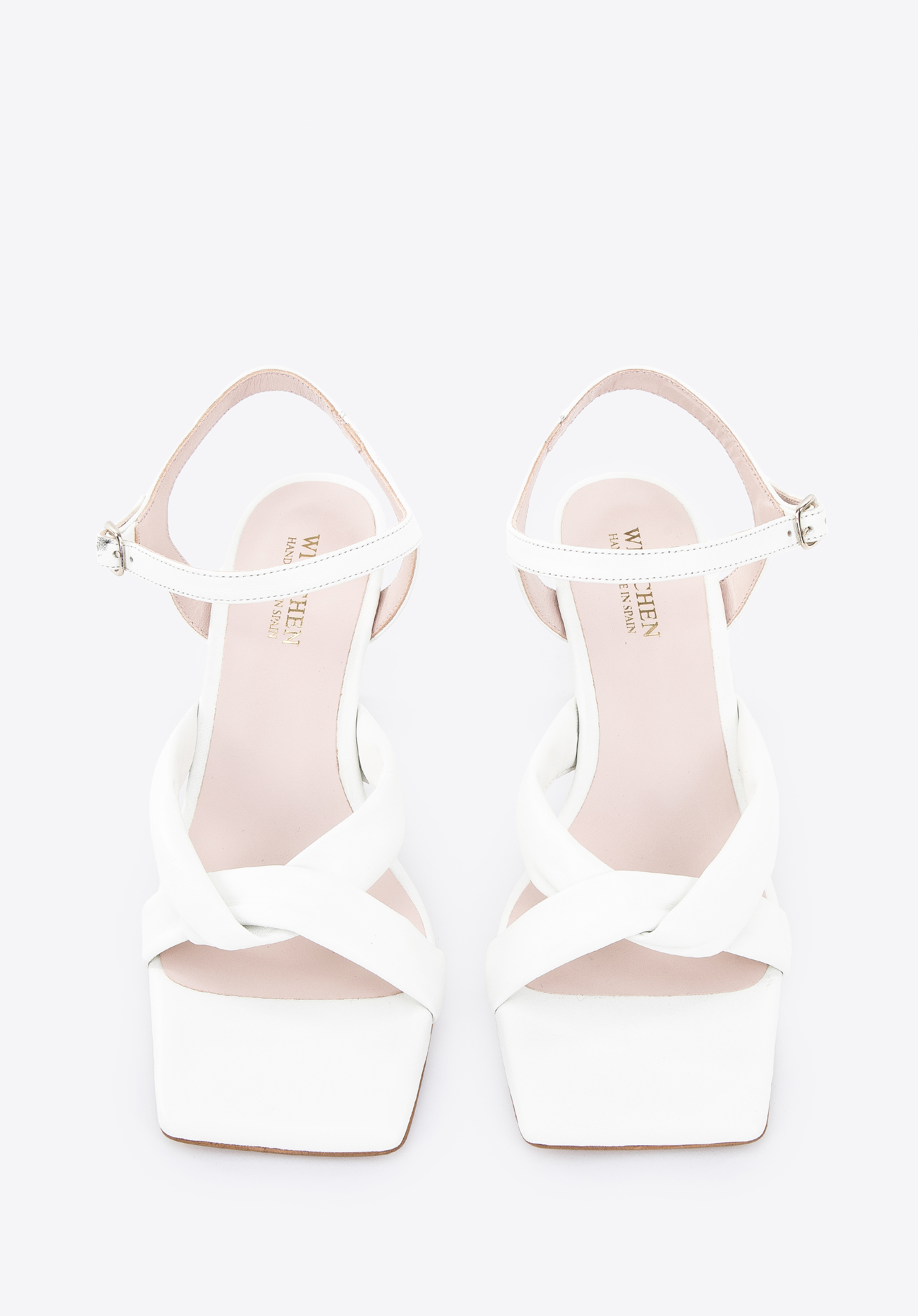 Sandaletten für Damen aus Leder mit weichen Riemen, nicht-gerade weiss, 96-D-303-0-41, Bild 1