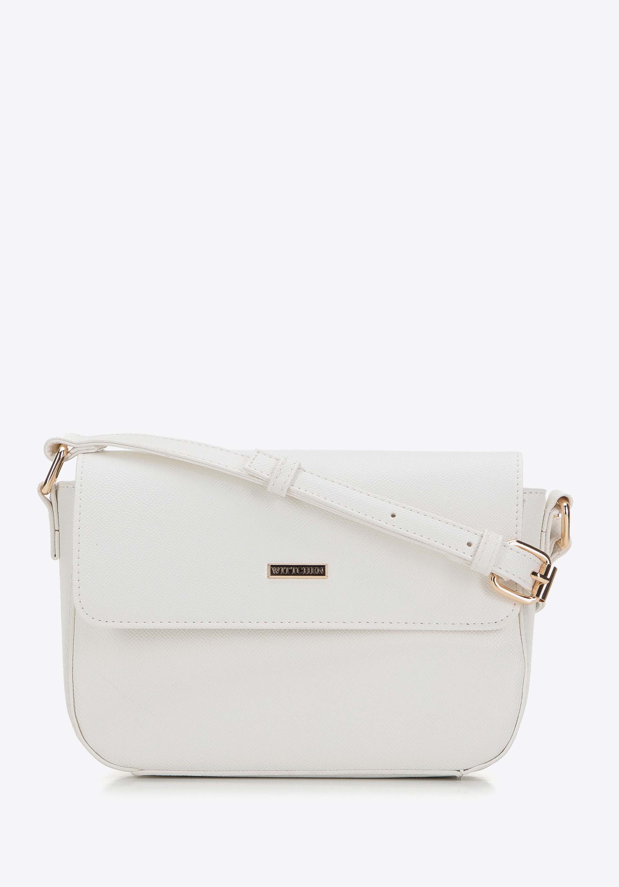 Kleine Brieftasche aus Öko-Leder für Frauen, nicht-gerade weiss, 98-4Y-215-0, Bild 1