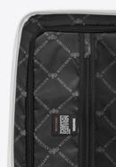 Großer Koffer aus Polypropylen mit glänzenden Riemen, nicht-gerade weiss, 56-3T-163-35, Bild 8