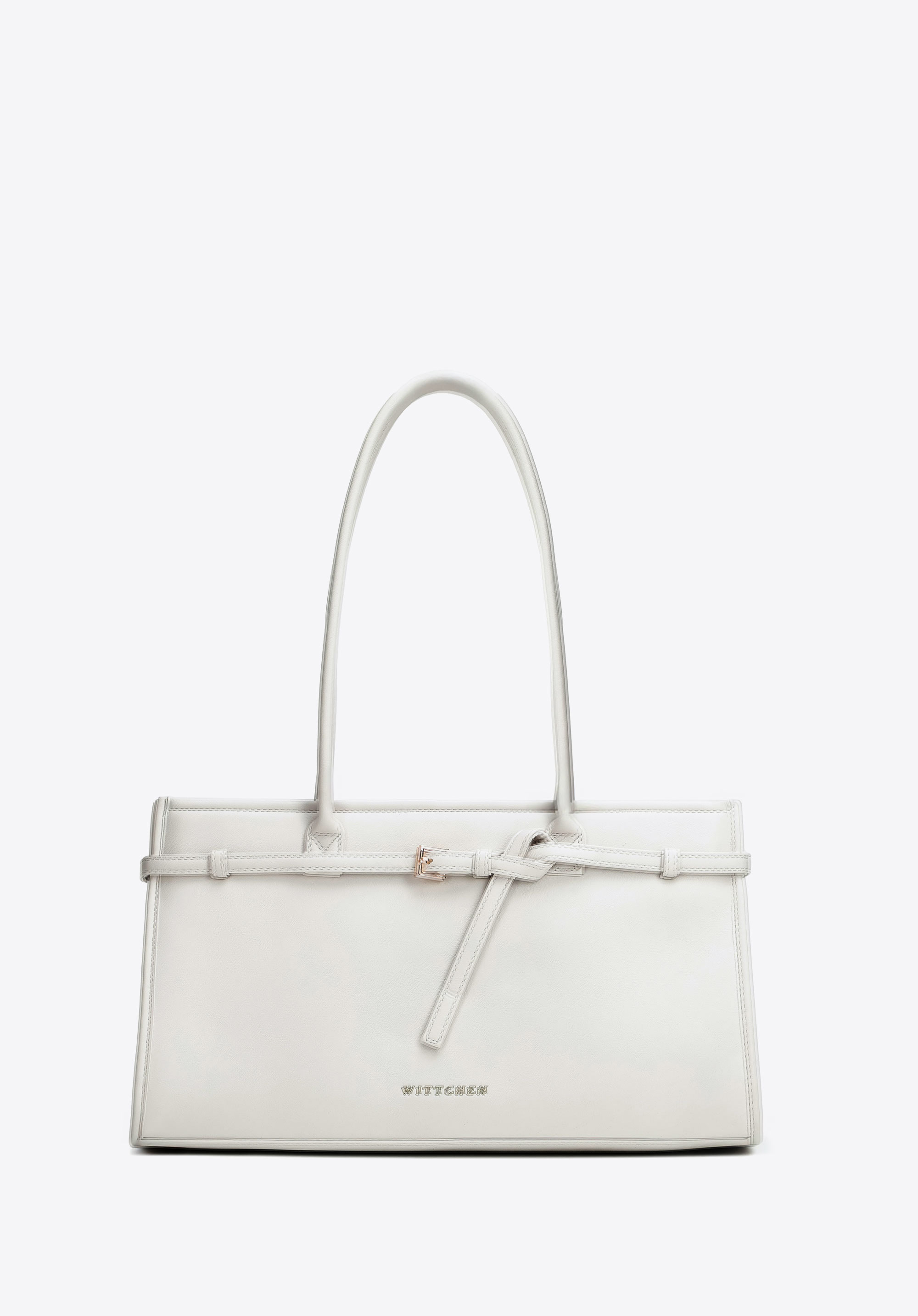 Shopper-Tasche für Damen aus Kunstleder, nicht-gerade weiss, 102-4Y-415-0, Bild 1