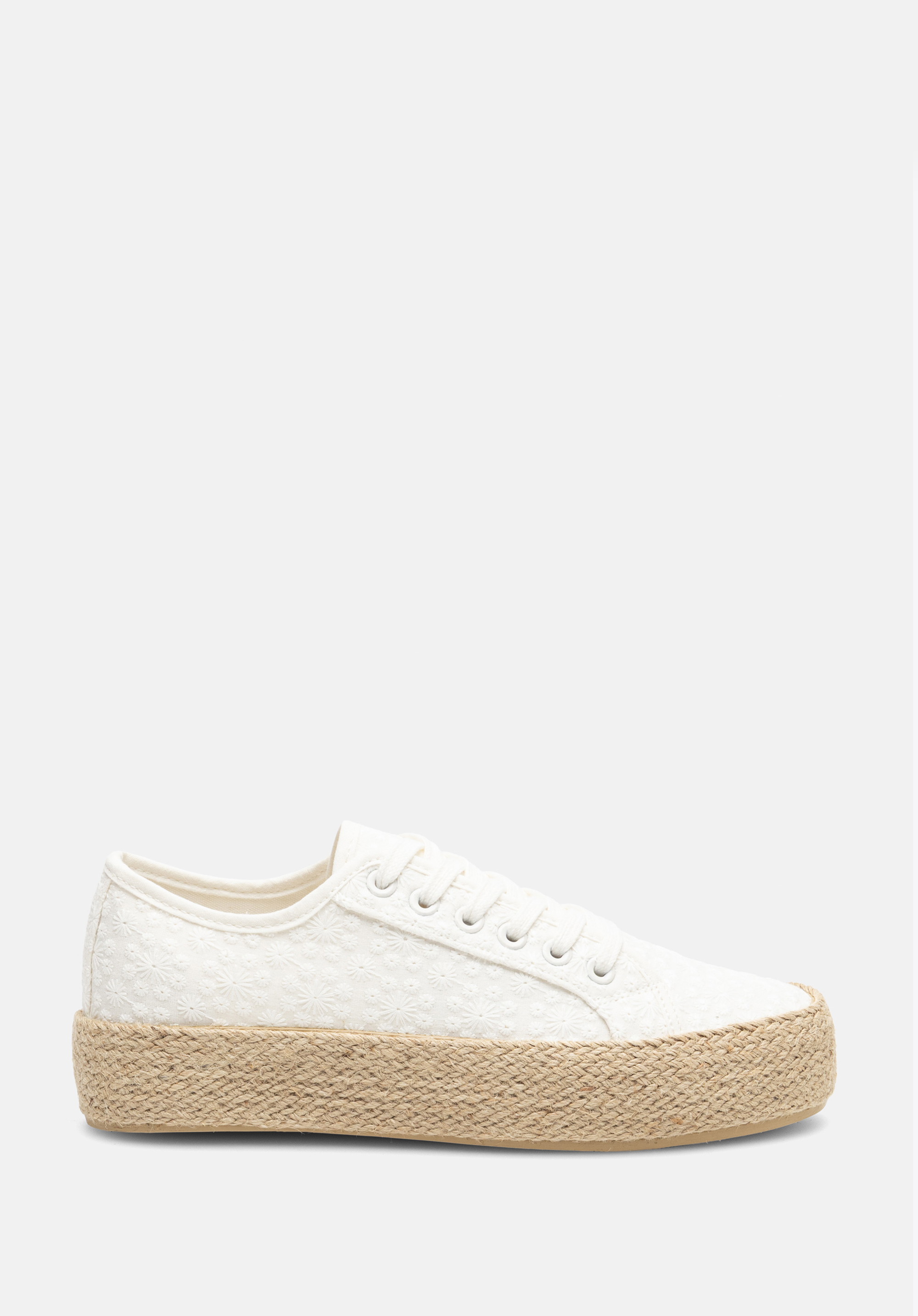 Pantofi sport de damă, nuanță de alb, 100-DP-803-Y-38, Fotografie 1