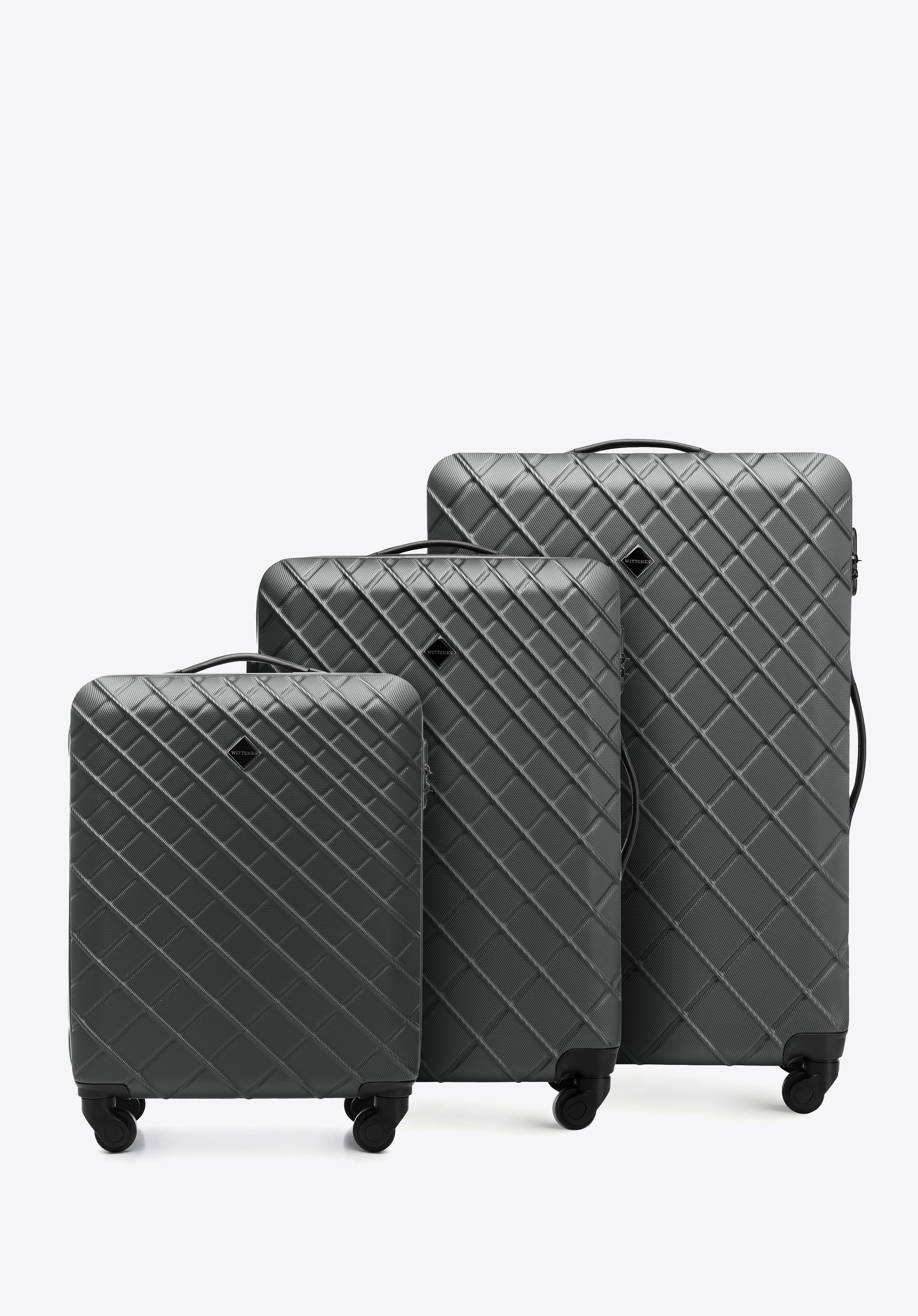 Set de valize din ABS cu model