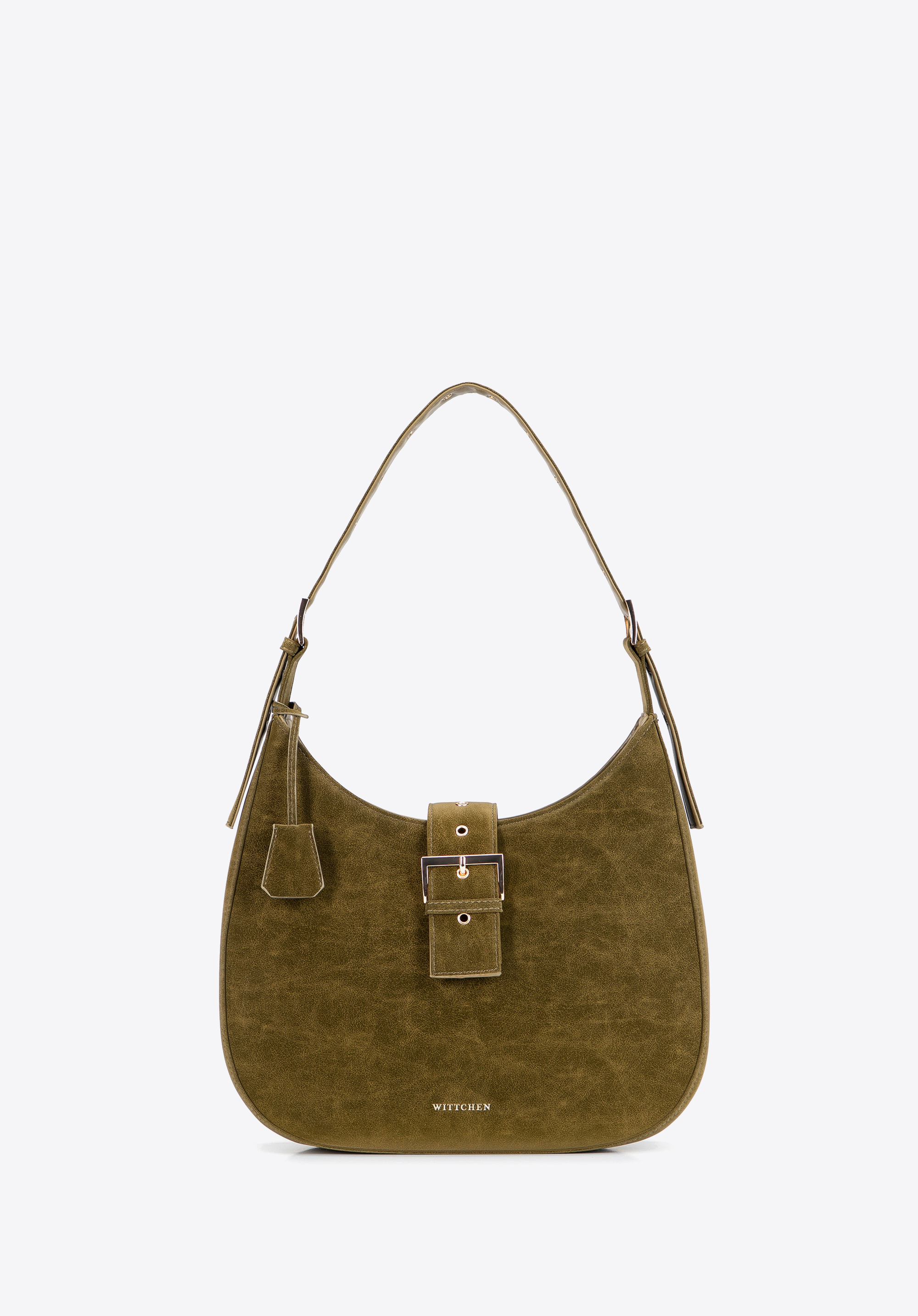Hobo-Tasche für Damen, olivgrün, 103-4Y-507-Z, Bild 1