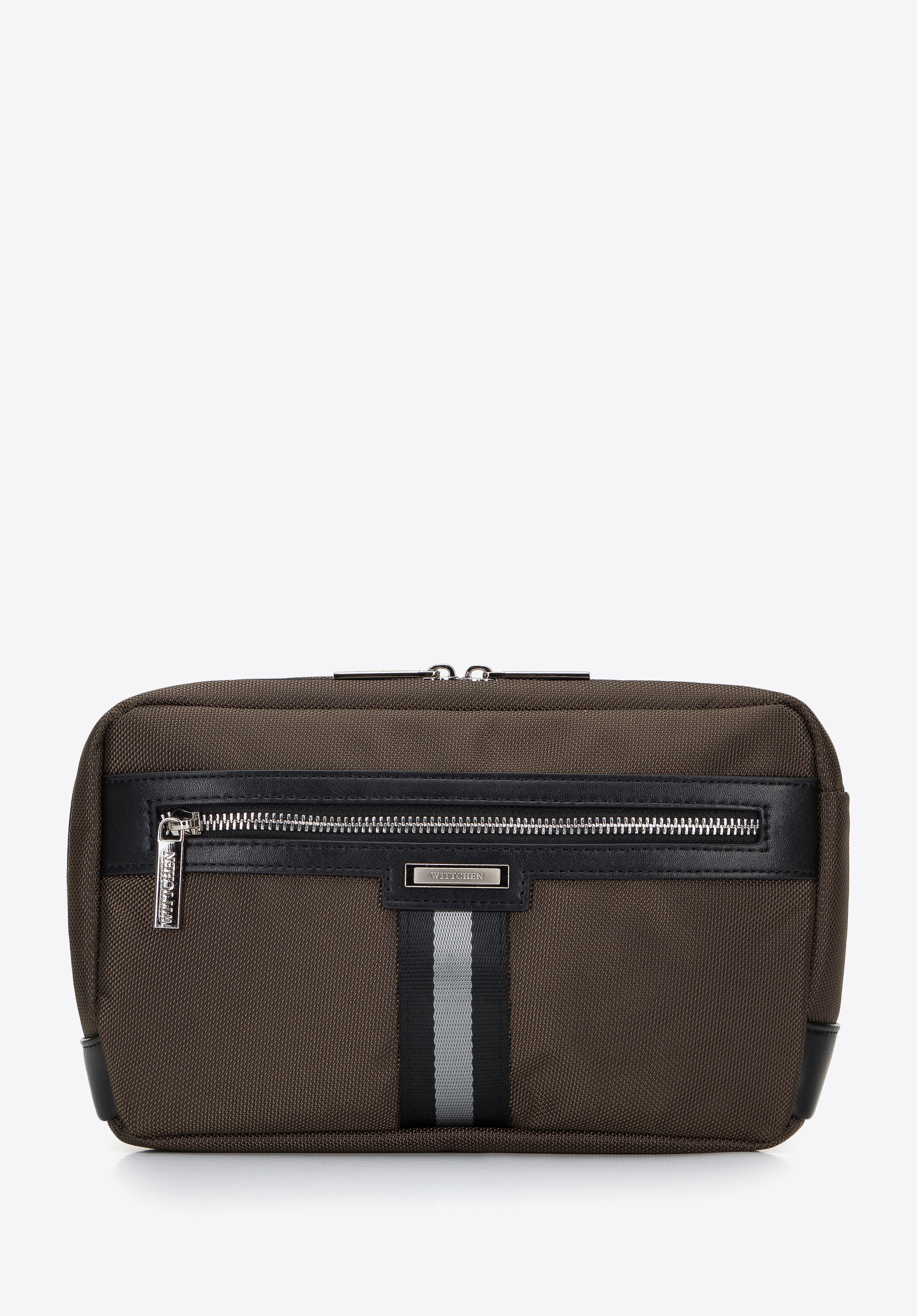 Herren-Gürteltasche mit dem Band, olivgrün, 96-4U-901-Z, Bild 1