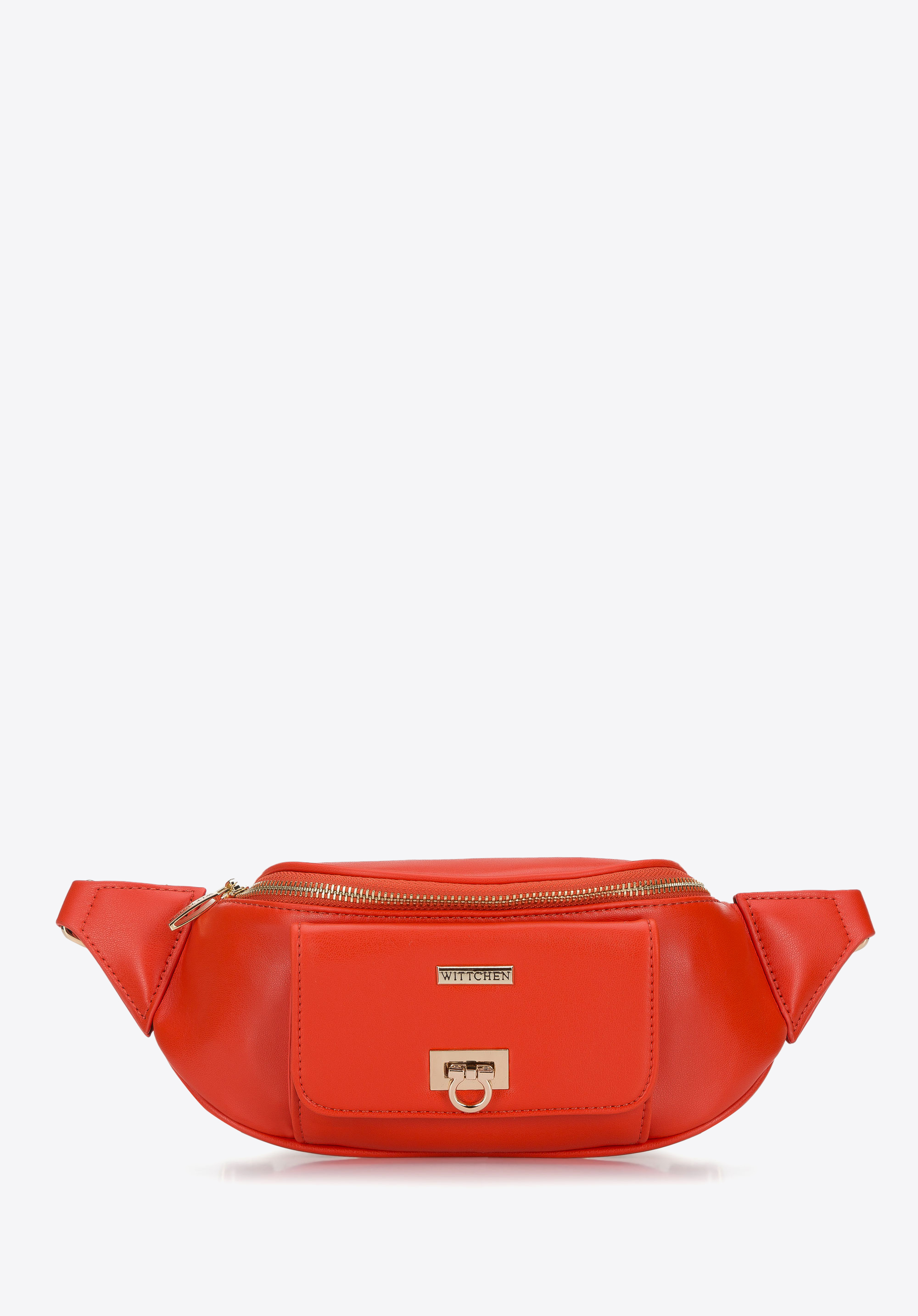 Damen-Gürteltasche aus Ökoleder, orange, 94-4Y-525-6, Bild 1