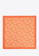 Gemustertes Einstecktuch aus Seide, orange - gelb, 96-7P-001-X8, Bild 3