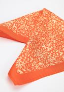 Gemustertes Einstecktuch aus Seide, orange - gelb, 96-7P-001-X20, Bild 5