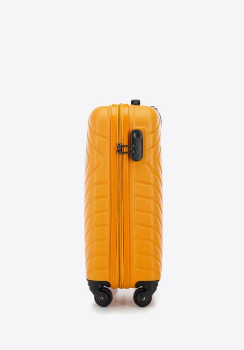 Kabinenkoffer aus ABS mit geometrischer Prägung, orange, 56-3A-751-11, Bild 2