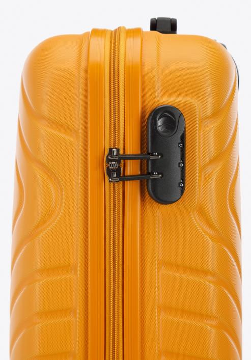 Kabinenkoffer aus ABS mit geometrischer Prägung, orange, 56-3A-751-11, Bild 8