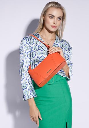 Klassische Baguette-Handtasche für Damen, orange, 94-4Y-404-6, Bild 1