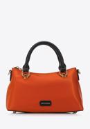 Kleine Damenhandtasche aus Nylon mit Etui, orange, 97-4Y-107-Z, Bild 2