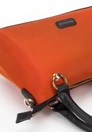 Kleine Damenhandtasche aus Nylon mit Etui, orange, 97-4Y-107-Z, Bild 5
