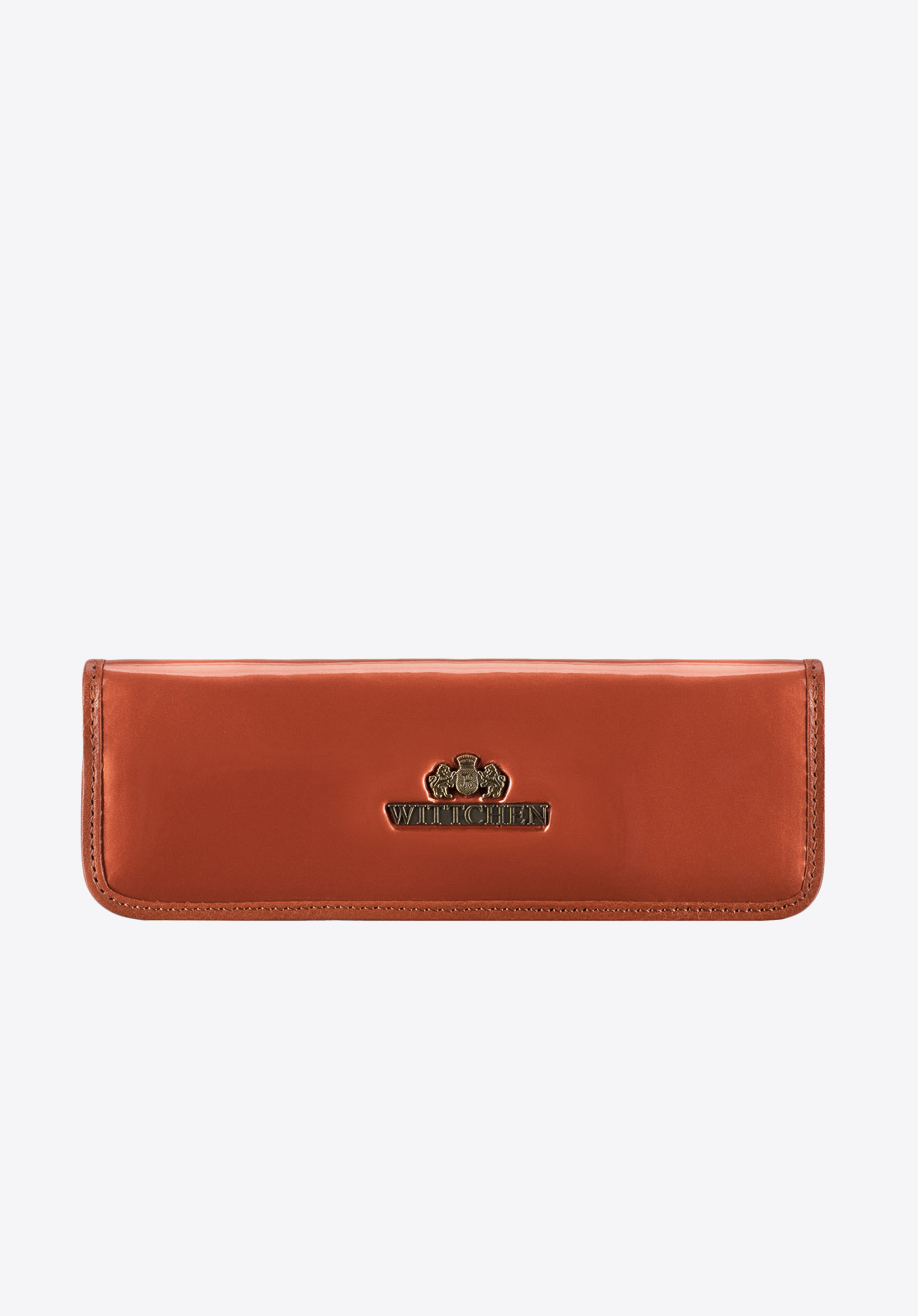 Kugelschreiber-Etui aus Lackleder, orange, 25-2-001-6, Bild 1
