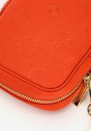 Minitasche aus Leder mit Monogramm, orange, 98-2E-601-1, Bild 4