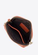 Minitasche aus Leder mit Vordertasche, orange, 95-2E-664-V, Bild 3
