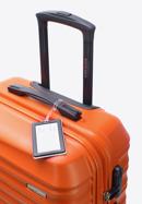 Mittelgroßer Koffer mit Gepäckanhänger, orange, 56-3A-312-70Z, Bild 2