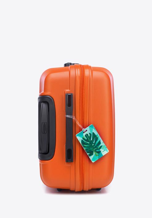 Mittelgroßer Koffer mit Gepäckanhänger, orange, 56-3A-312-70Z, Bild 4