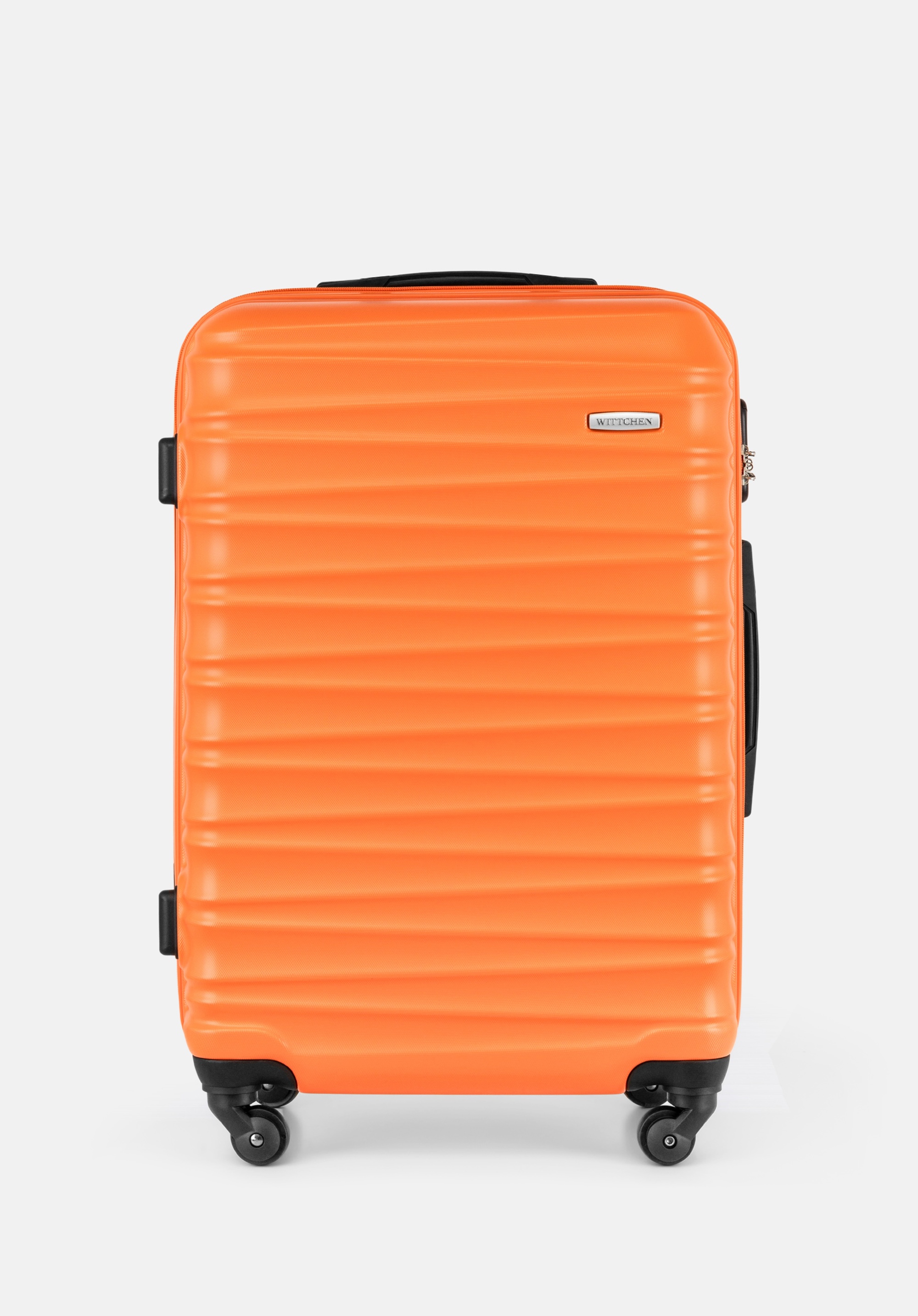 Mittlerer Koffer aus ABS-Material, orange, 56-3A-312-55, Bild 1