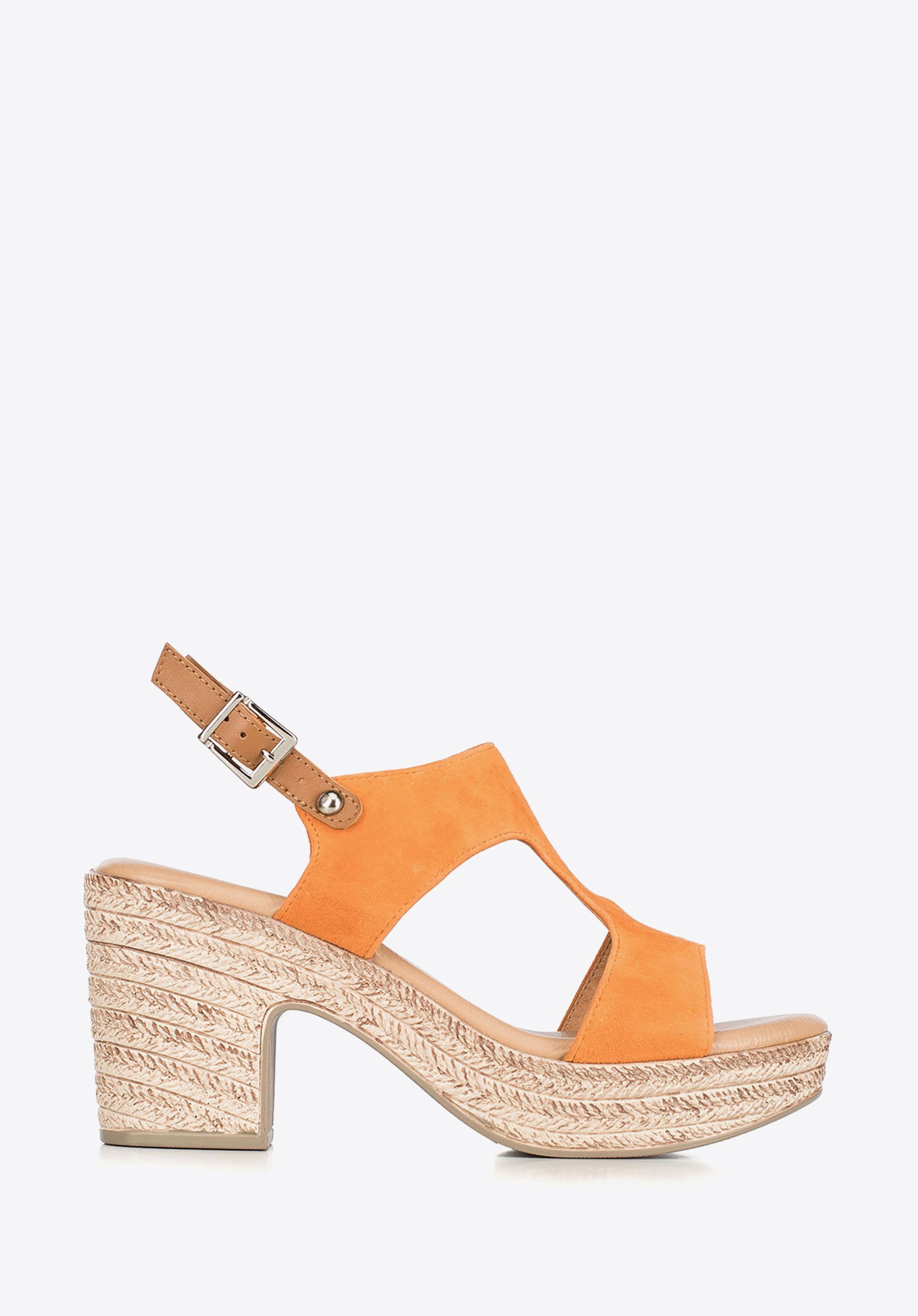 PLATEAUSANDALETTE, orange, 90-D-964-6-40, Bild 1