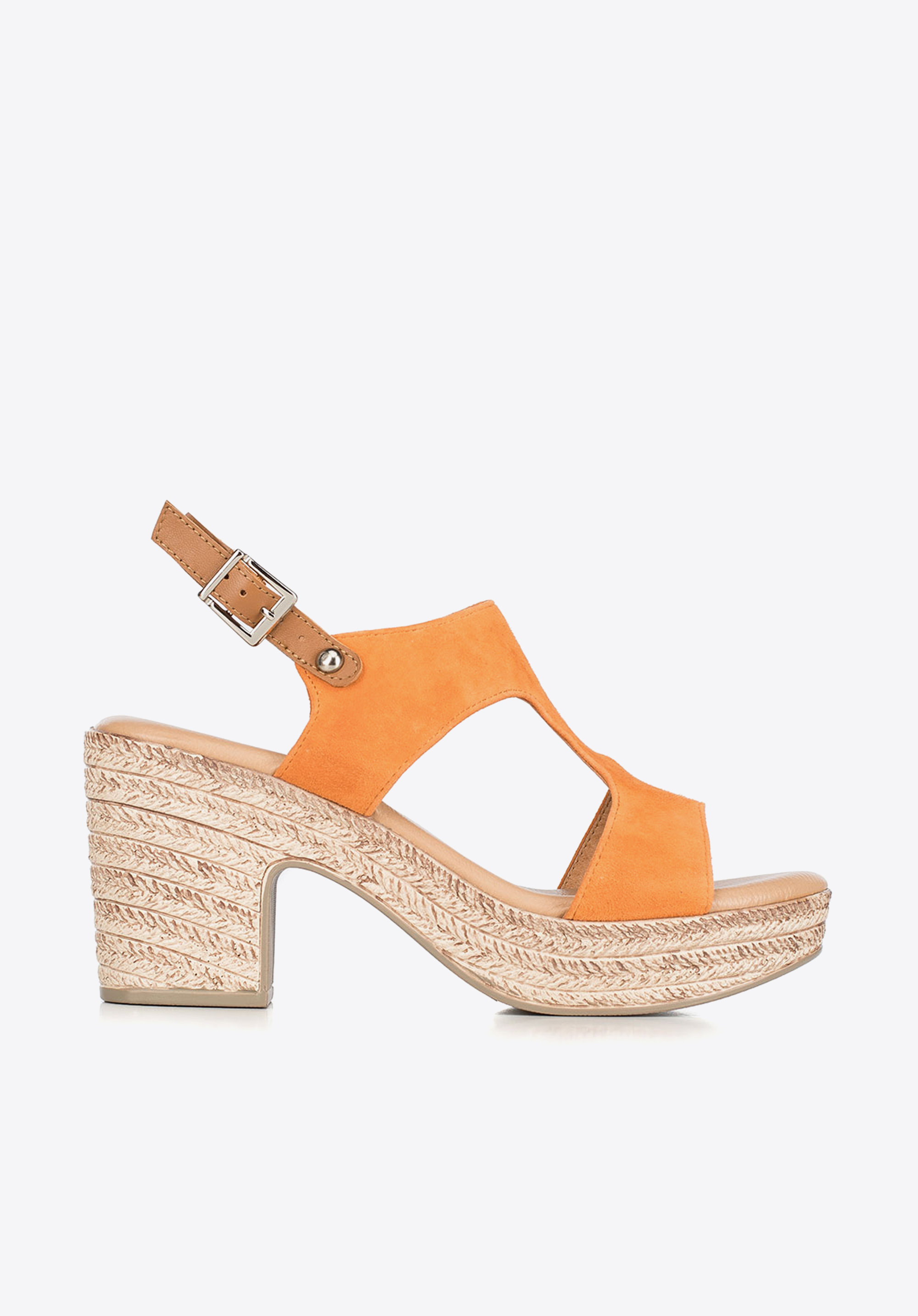 PLATEAUSANDALETTE, orange, 90-D-964-6-40, Bild 1