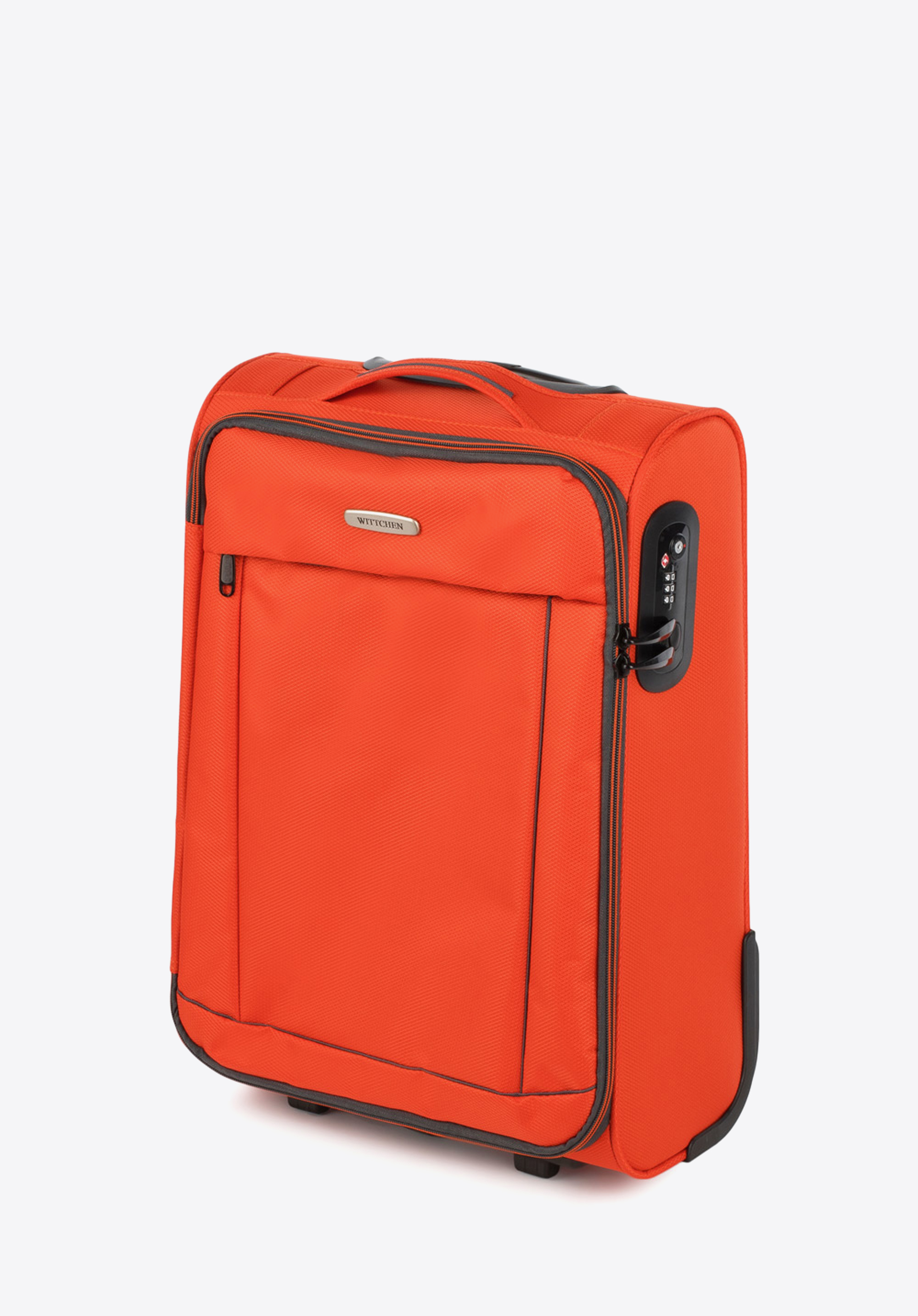 KABINENKOFFER, orange-schwarz, 56-3S-461-55, Bild 1