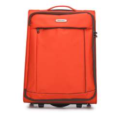 Тканевой чемодан ручная кладь basic, оранжево - черный, 56-3S-461-55, Фотография 1