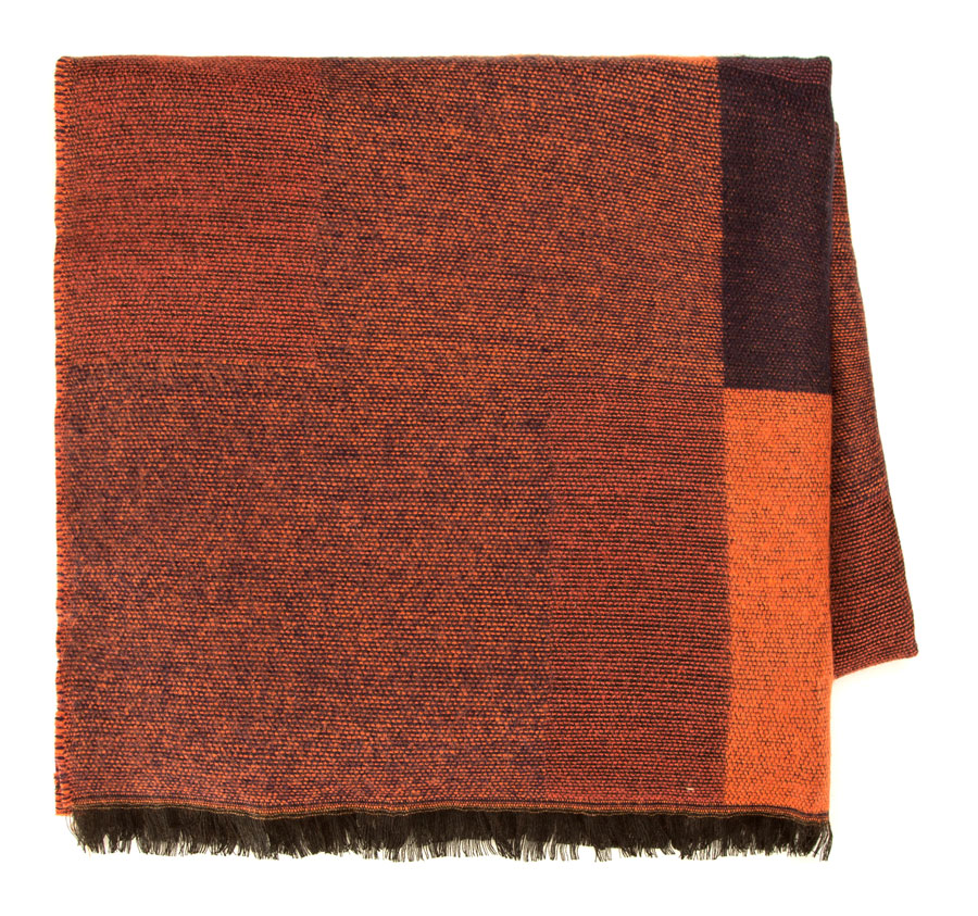 

Шарф женский, Оранжево-коричневый